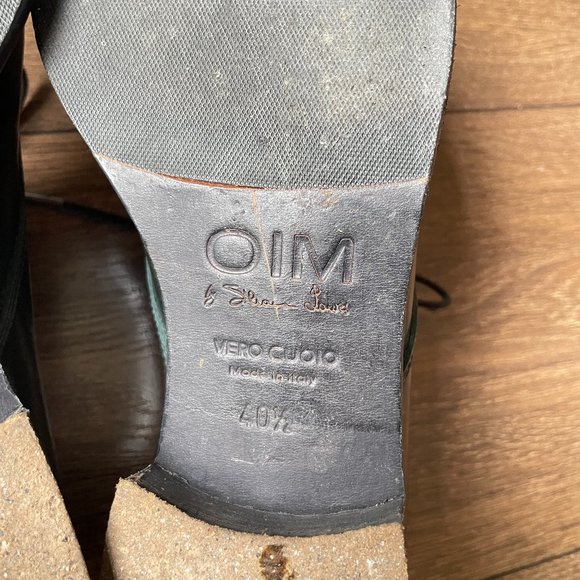 Objects in Mirror green derby shoes, size 40.5 - Picture 7 of 7